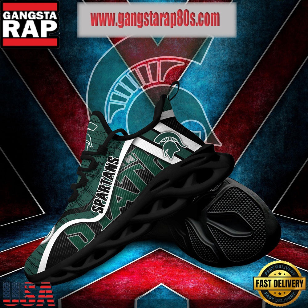 NCAA Michigan State Spartans New Design Max Soul Shoes Running Sneakers