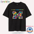 NCAA Michigan Wolverines Special Autism Awareness It’s Ok To Be Different T-Shirt
