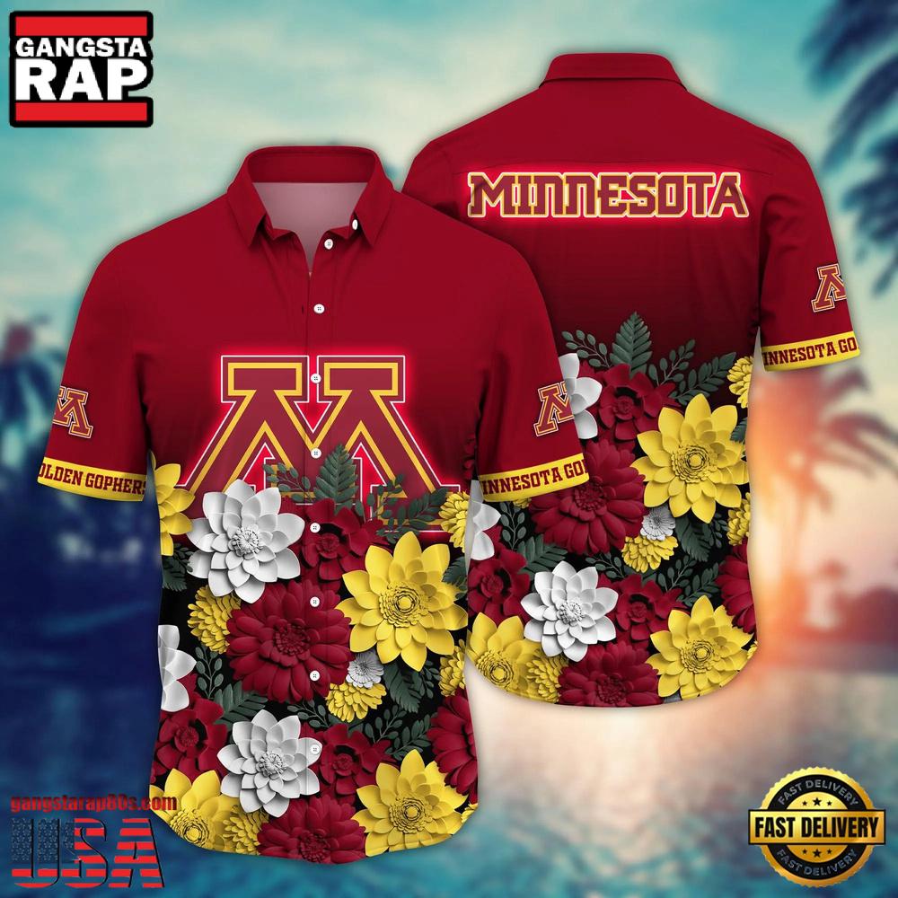 NCAA Minnesota Golden Gophers Hot Summer Aloha Hawaiian Shirt Hawaiian Shirt