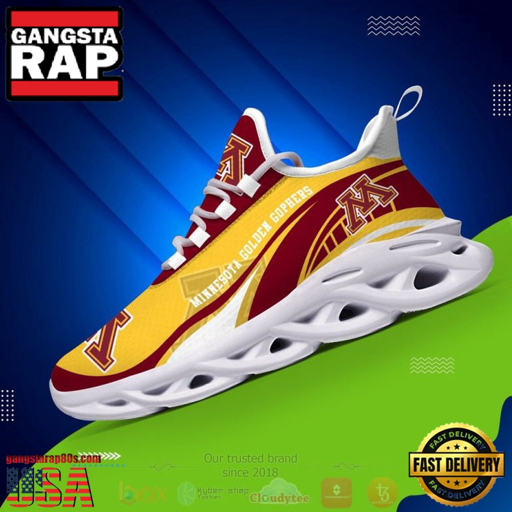 NCAA Minnesota Golden Gophers Football Clunky Unique Design Max Soul Shoes Running Sneakers