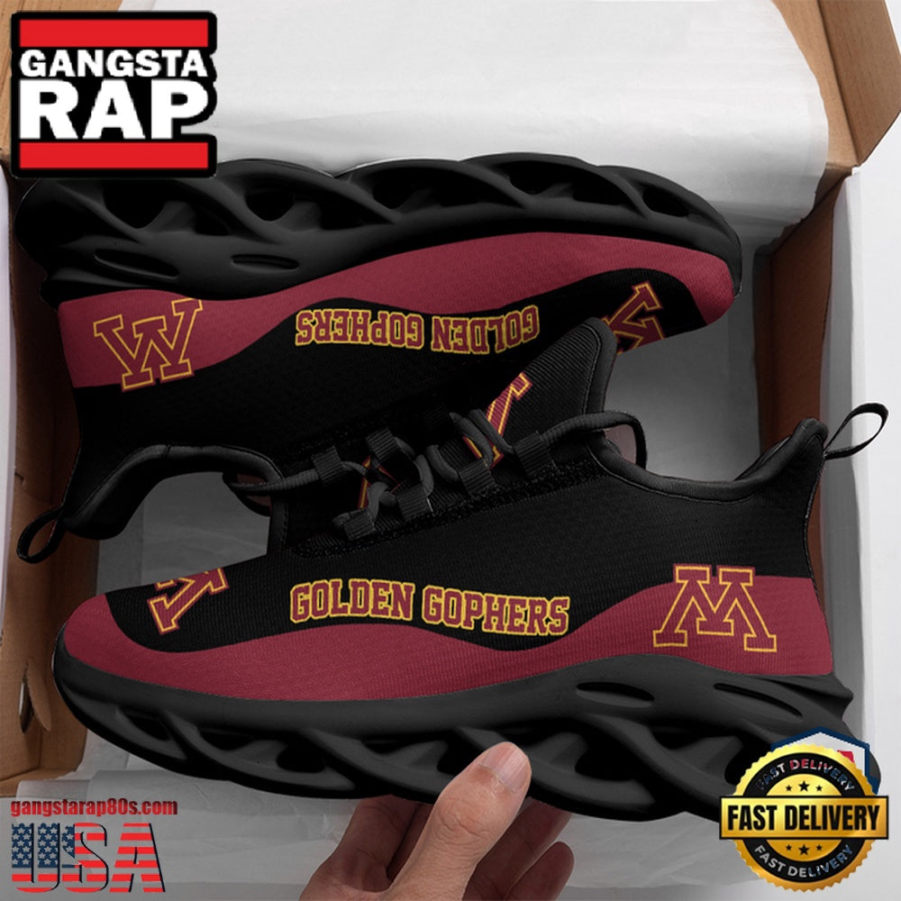 NCAA Minnesota Golden Gophers Unique Design Max Soul Shoes Running Sneakers