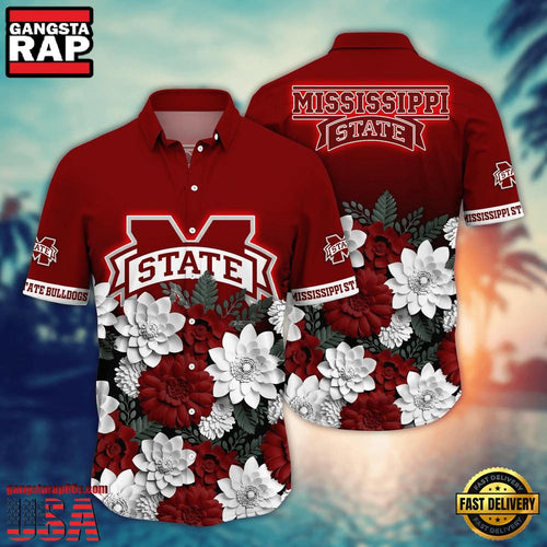 NCAA Mississippi State Bulldogs Hot Summer Aloha Hawaiian Shirt Hawaiian Shirt