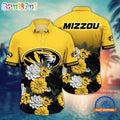 NCAA Missouri Tigers Flower Tropical Summer Beach Hawaiian Shirt
