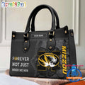 NCAA Missouri Tigers Forever Not Just When We Win Leather Hand Bag