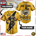 NCAA Custom Name Missouri Tigers I A Am Die Hard New Design Baseball Jersey