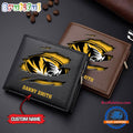 NCAA Missouri Tigers Sporty Custom Men’s Leather Wallet