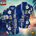 NCAA Navy Midshipmen Flower Style Hot Summer Aloha Hawaiian Shirt