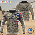 NCAA Navy Midshipmen Military Veterans Camouflage Hoodie