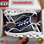 NCAA Navy Midshipmen New Design Max Soul Shoes Running Sneakers