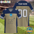 NCAA Navy Midshipmen Sport Team New Season Personalized Football Jersey