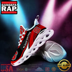 NCAA Nc State Wolfpack Football Clunky Unique Design Max Soul Shoes Running Sneakers
