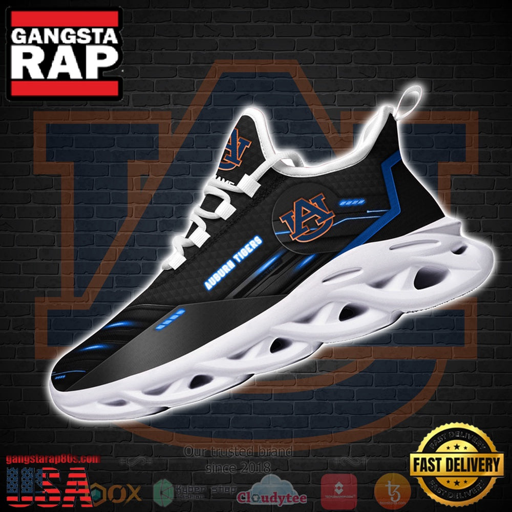 NCAA Ncaa Auburn Tigers Custom Name Clunky Unique Design Max Soul Shoes Running Sneakers