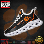 NCAA Ncaa Clemson Tigers Custom Name Clunky Unique Design Max Soul Shoes Running Sneakers