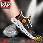NCAA Ncaa Clemson Tigers Custom Name Clunky Unique Design Max Soul Shoes Running Sneakers