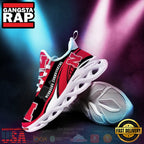 NCAA Nebraska Cornhuskers Football Clunky Unique Design Max Soul Shoes Running Sneakers