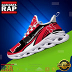 NCAA Nebraska Cornhuskers Football Clunky Unique Design Max Soul Shoes Running Sneakers