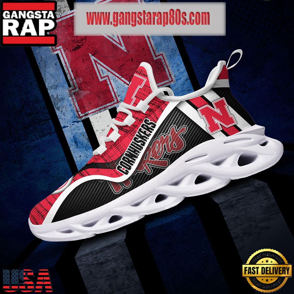 NCAA Nebraska Cornhuskers New Design Max Soul Shoes Running Sneakers