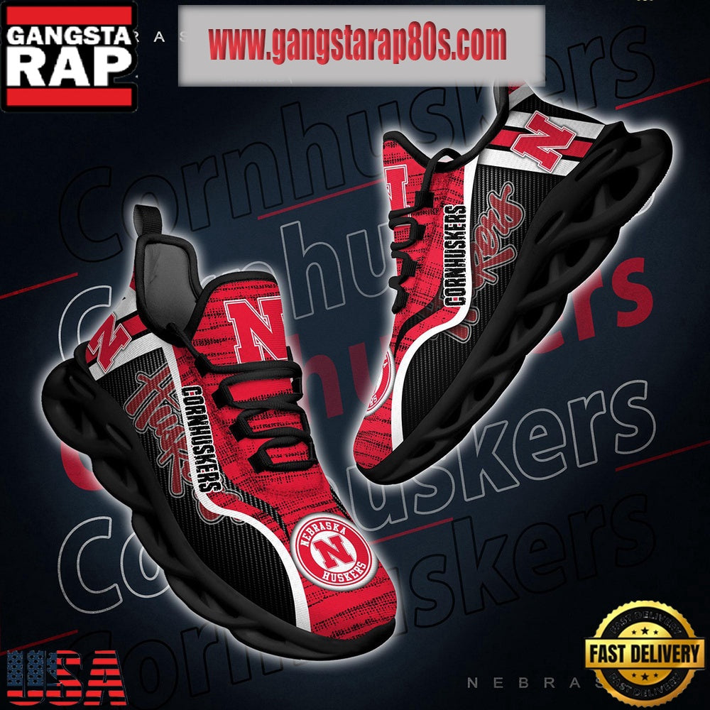 NCAA Nebraska Cornhuskers New Design Max Soul Shoes Running Sneakers