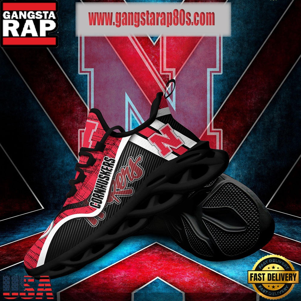 NCAA Nebraska Cornhuskers New Design Max Soul Shoes Running Sneakers