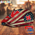 NCAA Nebraska Cornhuskers Sport American Flag Custom Name Jeff Cap