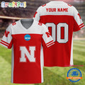 NCAA Nebraska Cornhuskers Sport Team New Season Personalized Football Jersey