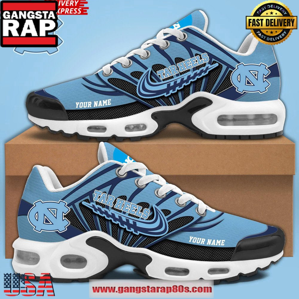 NCAA North Carolina Tar Heels Personalized Air Max Plus Shoes Running Sneakers