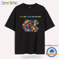 NCAA North Carolina Tar Heels Special Autism Awareness It’s Ok To Be Different T-Shirt
