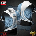Custom Name NCAA North Carolina Tar Heels Team Polo Shirt