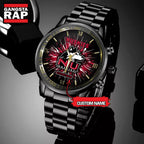 NCAA Northern Illinois Huskies Football Team Logo Design Black Watch