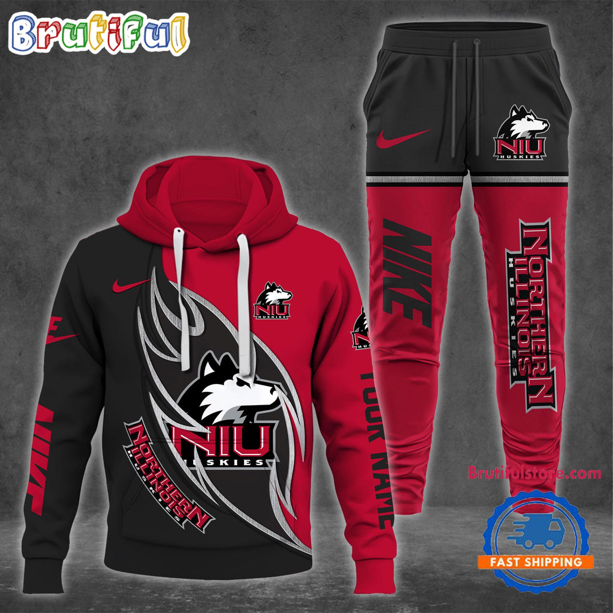 NCAA Northern Illinois Huskies Special Sport Team Design Hoodie And Pants