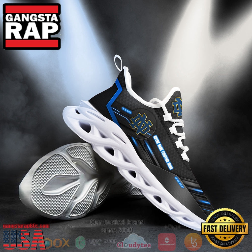 NCAA Notre Dame Fighting Irish Custom Name Clunky Unique Design Max Soul Shoes Running Sneakers