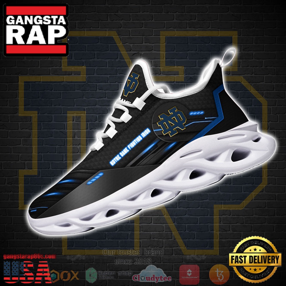 NCAA Notre Dame Fighting Irish Custom Name Clunky Unique Design Max Soul Shoes Running Sneakers