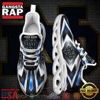 NCAA Notre Dame Fighting Irish Football Team Custom Name Clunky Unique Design Max Soul Shoes Running Sneakers