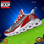 NCAA Ohio State Buckeyes Football Clunky Unique Design Max Soul Shoes Running Sneakers