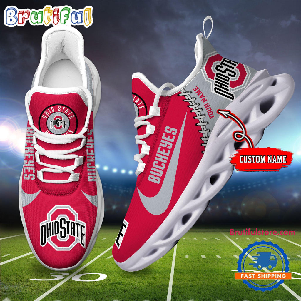 NCAA Ohio State Buckeyes New Season Design Max Soul Shoes Sport Sneaker