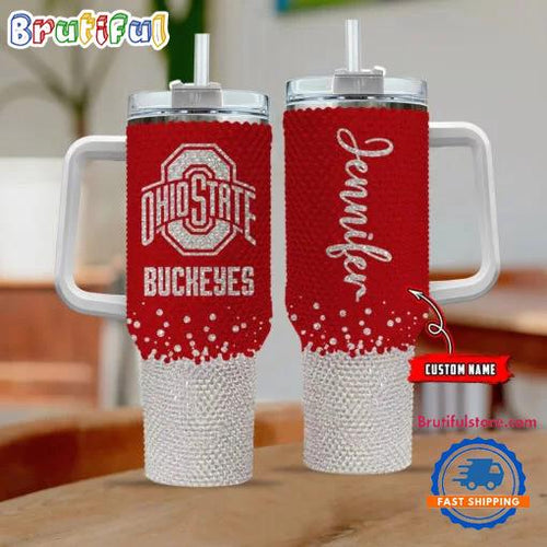 NCAA Ohio State Buckeyes Personalized Stanley Diamond Tumbler 40oz