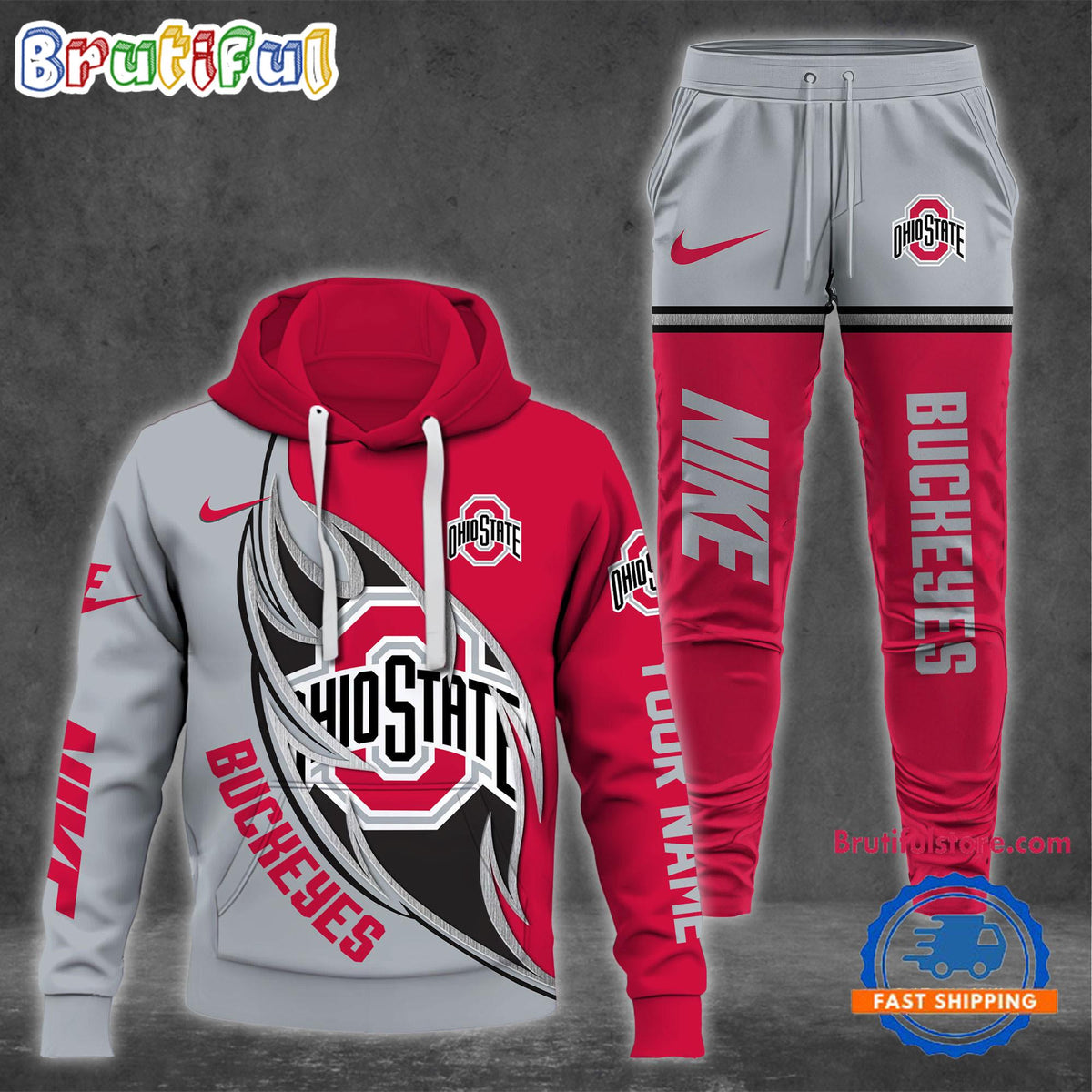 NCAA Ohio State Buckeyes Special Sport Team Design Hoodie And Pants