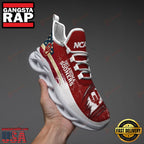 NCAA Oklahoma Sooners American Flag Unique Design Max Soul Shoes Running Sneakers