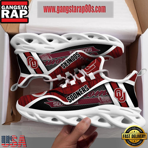 NCAA Oklahoma Sooners New Design Max Soul Shoes Running Sneakers