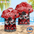 NCAA Oklahoma Sooners Palm Tree Hawaiian Shirt