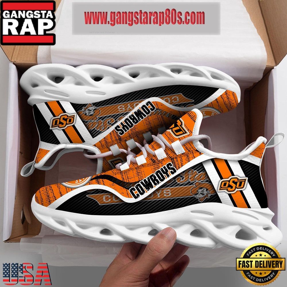 NCAA Oklahoma State Cowboys New Design Max Soul Shoes Running Sneakers