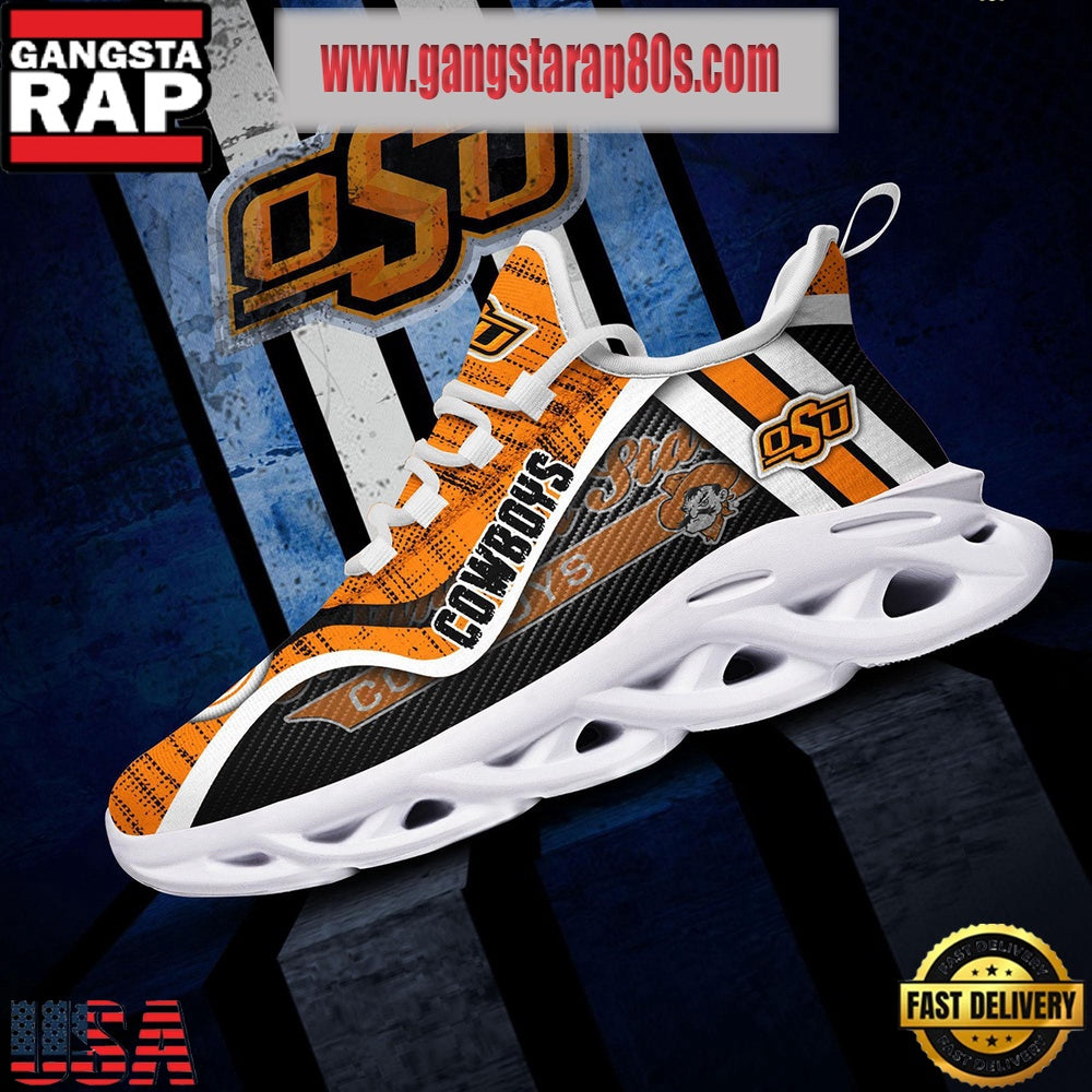 NCAA Oklahoma State Cowboys New Design Max Soul Shoes Running Sneakers