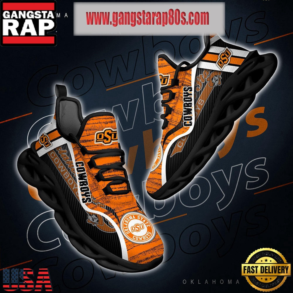 NCAA Oklahoma State Cowboys New Design Max Soul Shoes Running Sneakers