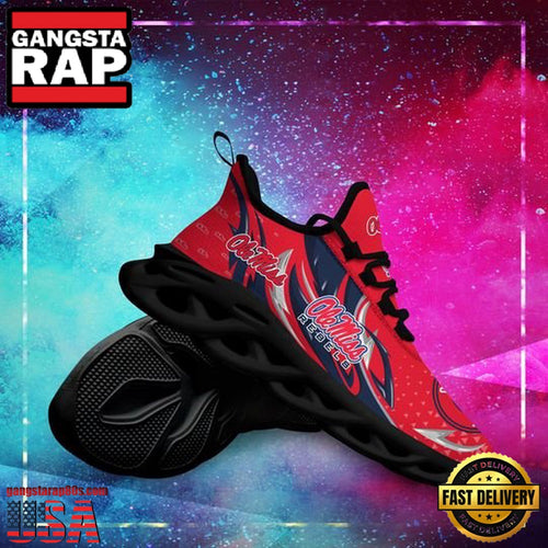 NCAA Ole Miss Rebels Max Soul Shoes Running Sneakers