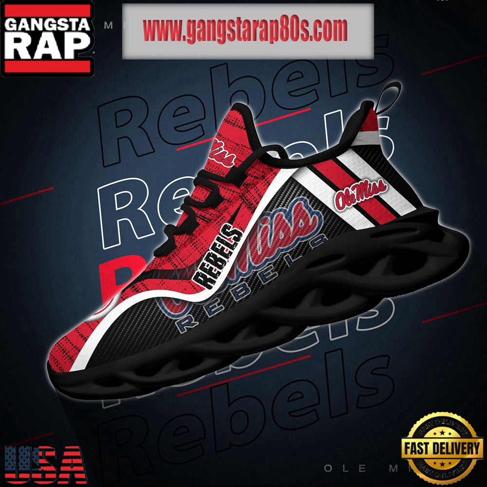 NCAA Ole Miss Rebels New Design Max Soul Shoes Running Sneakers