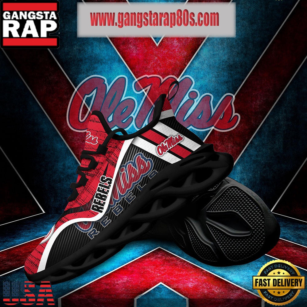 NCAA Ole Miss Rebels New Design Max Soul Shoes Running Sneakers