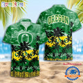 NCAA Oregon Ducks Palm Tree Hawaiian Shirt