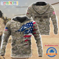NCAA Penn State Nittany Lions Military Veterans Camouflage Hoodie