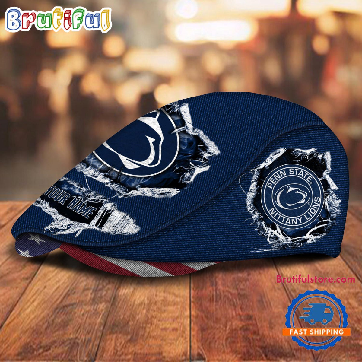 NCAA Penn State Nittany Lions Sport Team Design Jeff Cap