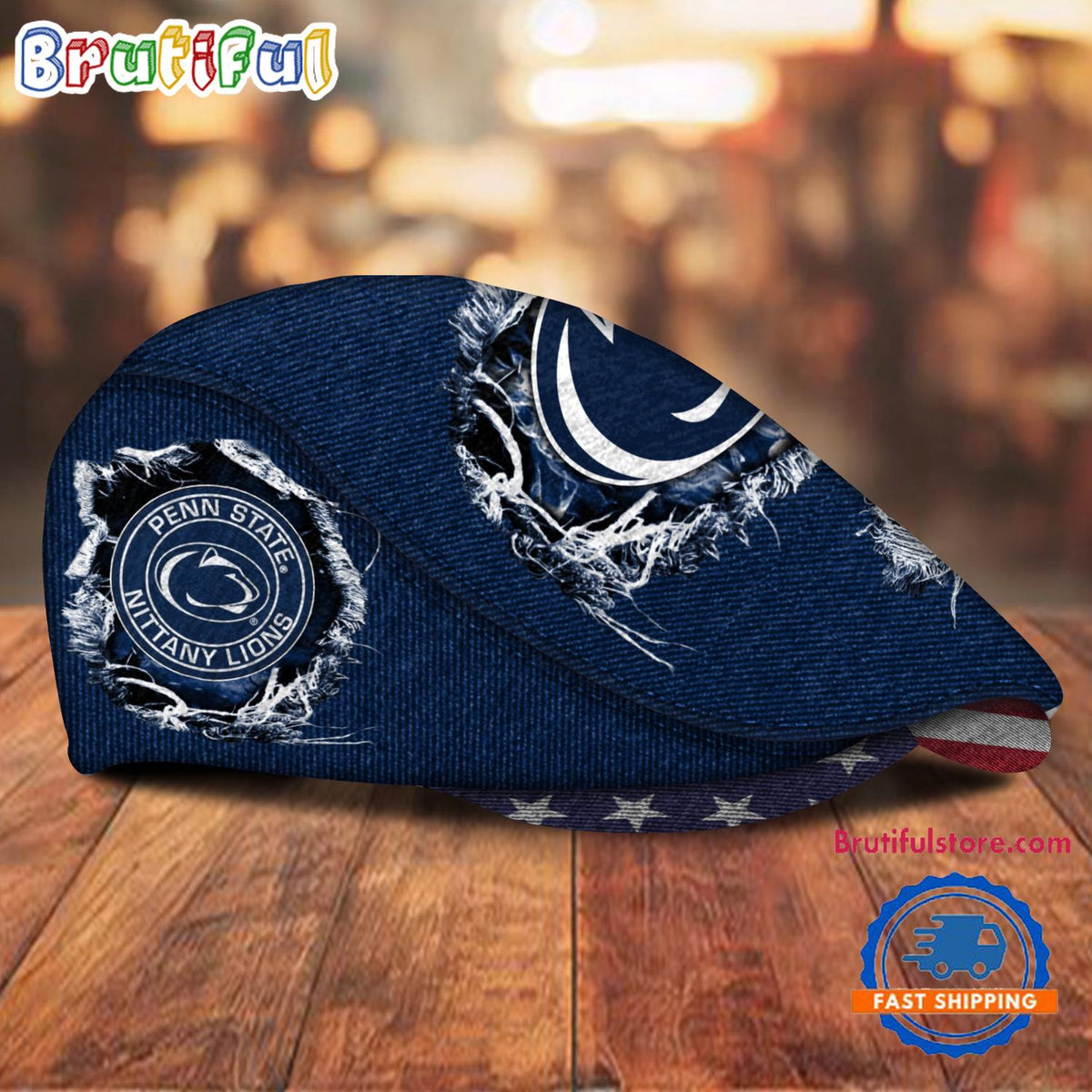 NCAA Penn State Nittany Lions Sport Team Design Jeff Cap